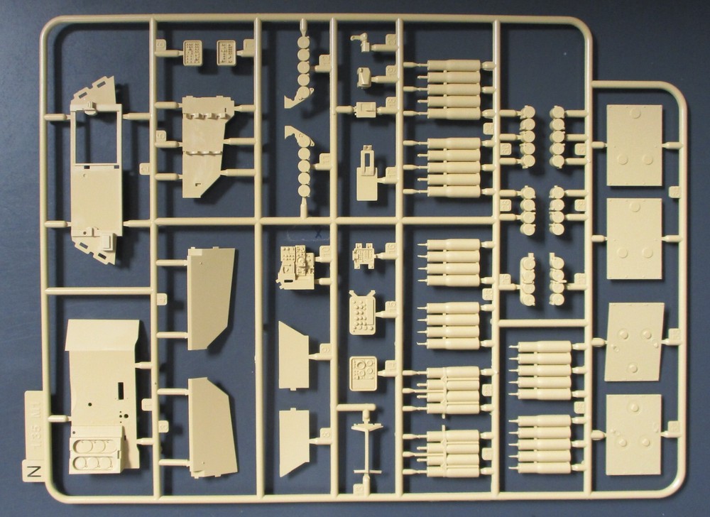 Rye Field Models 1/35th Scale M1A2 Sep Tusk – Parts Tree N from Kit No. 5026
