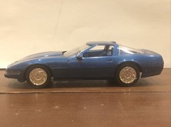 1991 Chevrolet Corvette ZR1 Dealer Promo Car QUASAR BLUE 1:25 AMT / ERTL