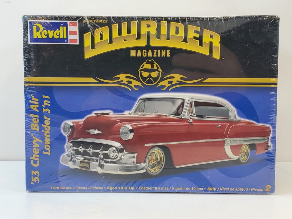 Revell Lowrider Magazine ’53 Chevy Bel Air Model Kit 1/24 2887 Sealed