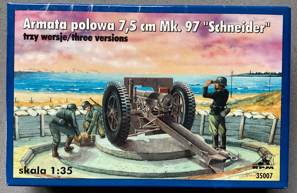 RPM 35007 Armata Polowa 7.5 cm Mk. 97 Schneider 1/35 Scale Model Kit 1:35