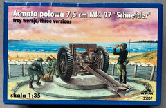 RPM 35007 Armata Polowa 7.5 cm Mk. 97 Schneider 1/35 Scale Model Kit 1:35