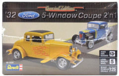 Revell 1932 Ford 5-Window Coupe 2′ n 1 1/25 Scale Plastic Model Car Kit 85-4228