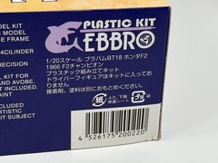 Ebbro 1966 Brabham Honda BT18 F-2 1966 F2 1966 Champion 1:20 (One Bag Opened)