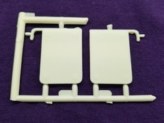 Diamond REO Truck Tractor REAR MUD FLAPS for 1:25 AMT Model Kit