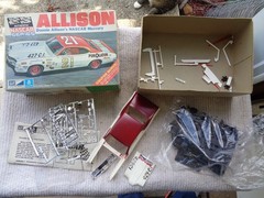 MPC # 1-1704-225 DONNIE ALLISON PUROLATOR MERCURY NASCAR UNBUILT BODY PAINTED