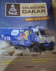 KAMAZ 4326 TRUCK DAKAR RALLY SCALE MODEL 1:43 NO BUBBLE BUT WITH BROCHURE