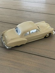LOOK! 1951 Chevy Style Line Coupe Dealer Promo Car Bank – Beige