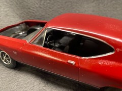 AMT ’69 Chevrolet Chevelle SS 396 Custom Paint 1/25 Detailed Trim Maroon BBC