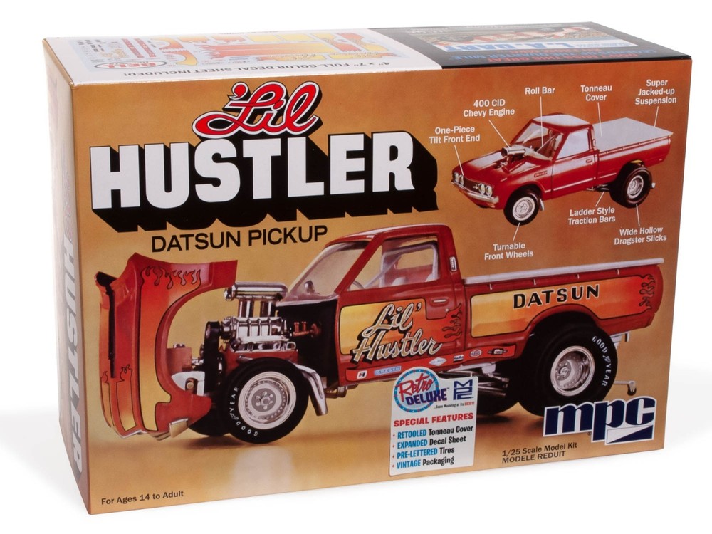 MPC Model Kit NEW TOOLING ’75 Datsun Pickup “Li’l Hustler” 1:25 Scale MPC982