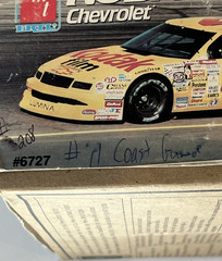 Vintage AMT Ertl Kodak Film Chevy Lumina NASCAR Model Kit Open Box