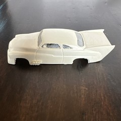 Jimmy Flintstone 49 Mercury Super Pro Mod – Resin HO Slot Car Body