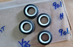 AMT Whitewall Tires 1/25 scale for car/pickup Package # 901 “READ DESC” #######