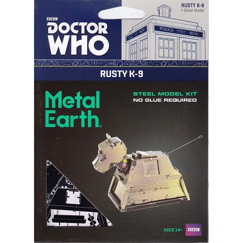 Fascinations Metal Earth Doctor Who Rusty K-9 Laser Cut 3D MMS403A