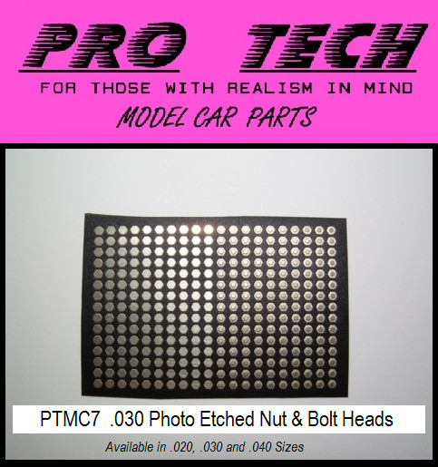PTMC 7 .030 Detailing Nuts & Bolts/Bolt Heads Search LBR Model Parts PRO TECH