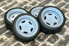 Resin 20 Inch: “AMG Mercedes Monoblock Aero 3” Model car Wheels/Tires 1/24 1/25