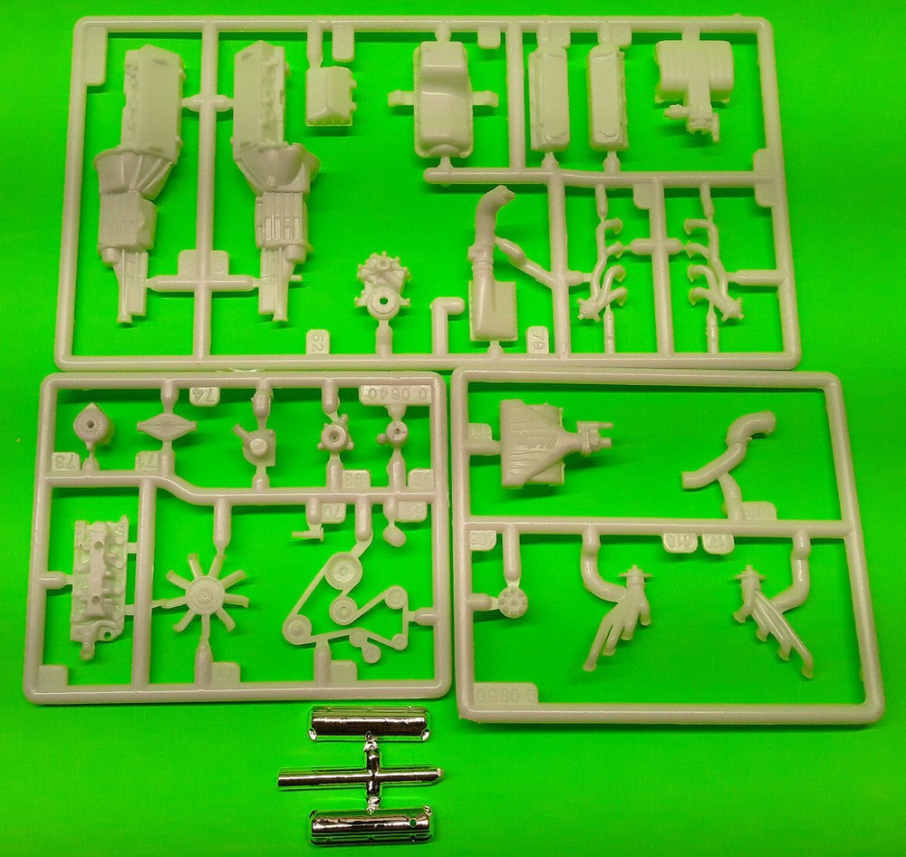 1990 Mustang 5.0 Knotchback LX 1/25 Race Car 302 Engine Short Tube Headers