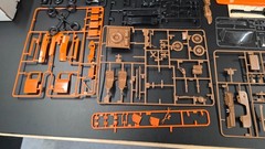 RARE REVELL HUSKY HAULER OFF ROAD CHEVY VAN WITH TRAILER DIRT BIKES 1/25 BC4