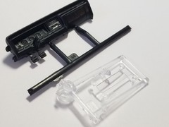 67 Chevy Impala DASH & SPEEDOMETER LENS from AMT 1:25 Model Supernatural 1967