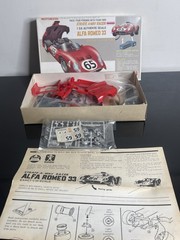 RARE 1/24 Plastic Model Bandai Alfa Romeo 33 Unassembled ALFA ROMEO Vintage