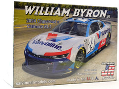 Salvinos JR Models “Valvoline” William Byron 2024 Camaro ZL1 Nascar 1/24 Car Kit