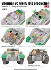 RYE FIELD 1/35 Scale Sherman vc Firefly Late Production.Assembly Model Kit #5153