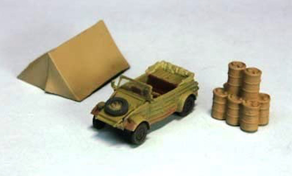 Kubelwagon Ty84 & Accessories (Dark yellow) TAKARA World Tank Museum 3 #49 1/144