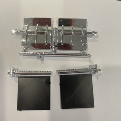 Italeri Peterbilt 377 A/E Chrome Rear Tire Front & Back Mud Flaps 1/24