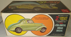 1970’S AMT 1937 CHEVY GASSER SUPERCHARGED 454 ORIGINAL MODEL KIT # T288-225 MIB