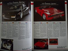 Pocher 1/8 car model catalogs: 1985, 1991, 1992, 1994, one undated & one recent