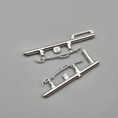 Testors 1/24 Mercedes 540K Parts Kit Bash Chrome Trunk Pieces #81
