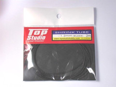 Top Studio 1.2 mm Shrink Tube (Black) 2 Metres Detail-Up Item # TD23044