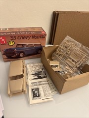 AMT 55 Chevy Nomad 1:25 Plastic Model Kit Unassembled Beige/Chrome MPN 6592
