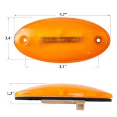 Marker Lights LED Top Roof Lamps Light Fit for International Prostar, Durastar,