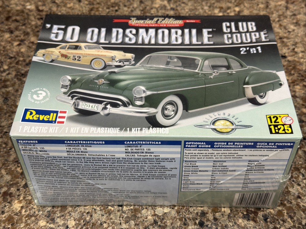 REVELL 1950 OLDSMOBILE CLUB COUPE SPECIAL FACTORY SEALED KIT! CIRCA 2012! VMCP!