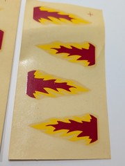 ✨VINTAGE✨ DECALS – Model Kit Cars / Slot Cars – Flames – Prentice Stickers