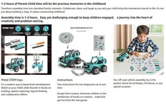 Stem Metal Engineering Truck Model Kit, 3d Assembly Toy for Kids