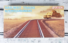 Dragon 1/35 Scale Railway Track w/ Embankment Model Kit# 3825 New