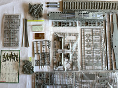 Dragon Leopold German Railway Gun 28cm K5(E) #6200 1/35 Scale Model Kit Started