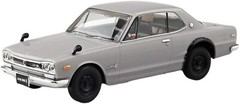 AOSHIMA 1/32 The Snap Kit Series Nissan Skyline 2000GT-R Silver Colored Kit