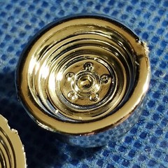 🌟 Deep Dish Rear Wheels 1956 Victoria 1:25 Scale 1000s Model Car Parts 4 Sale