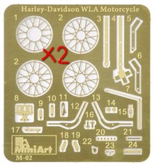 1/35 U.S. Military Police (2 motorcycles with figures) MiniArt 35085 Model kit