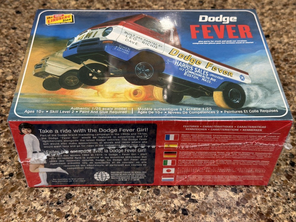 LINDBERG DODGE FEVER DRAG PICKUP FACTORY SEALED KIT!! CIRCA 2014! VMCP!