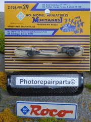 Roco Minitanks 1/87 WWII US 37mm Anti Tank Gun & M-100 Trailer Lot # 7242©