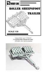 Hobby Link 1/35 US Roller Sheepsfoot Trailer Full Resin kit