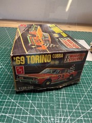 AMT Original Rare Pro-Built ’69 Torino Cobra Modified Stocker Model Kit