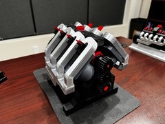 3d Printed V8 Compressed Air Engine Model