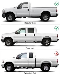 2Pcs Roof Corner Cab Covers Molding Trim Upgraded Sealed Fit for Ford F-250 F-35