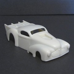 Jimmy Flintstone 1941 Chevy Pro Mod slot car body resin H:O scale JFSL48