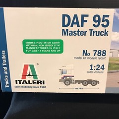 ITALERI 788 DAF 95 MASTER TRUCK-NIB-1:24 SCALE