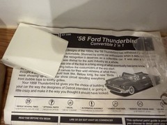 Monogram ’58 Ford Thunderbird Convertible 2 N 1 Plastic Model Car Kit